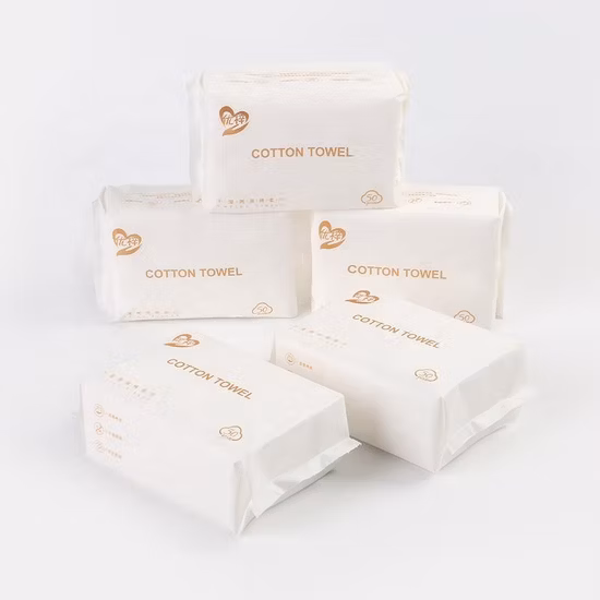 Disposable Makeup Dry Wipes Cotton Facial Tissue for Cleaning