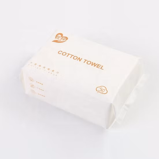 Disposable Makeup Dry Wipes Cotton Facial Tissue for Cleaning