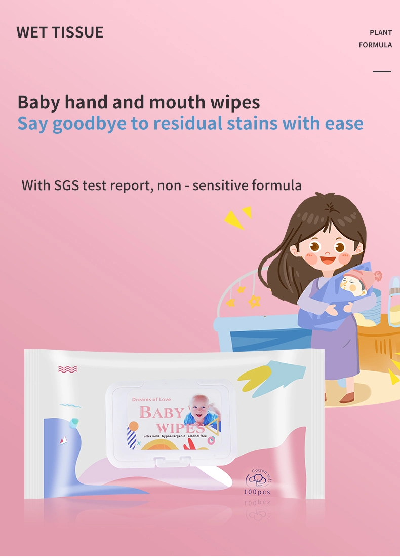 Baby Wipes Hot Sell Cheap OEM Best Quality Cleaning Organicbaby Wipes Manufacturer Baby Wet Wipes