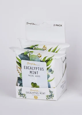 Lingettes pour le visage à la menthe et à l'eucalyptus